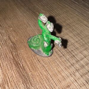 Green and Gray Action Figure 3 Headed Snake Ral Partha 1982